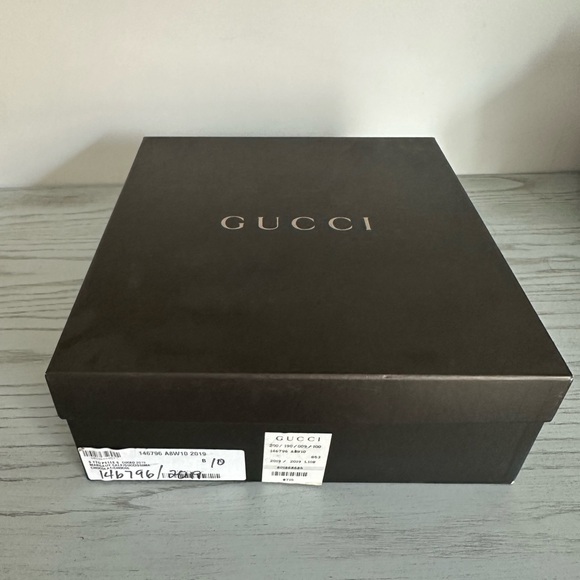 Gucci Margaux Guccissima Chocolate Ankle Booties Size 10. In Very Good Condition - Picture 10 of 12